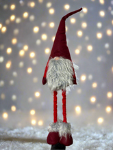 Load image into Gallery viewer, Handmade extending legs red and grey gonk 106cm - Marissa's Garden & Gift