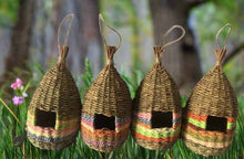 Load image into Gallery viewer, Handmade teardrop shaped bird nest measuring 13x28cm - Marissa's Garden & Gift