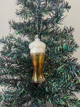 Load image into Gallery viewer, Glass beer/pint bauble tree hanging decoration/Christmas/seasonal/ glass hanging item - Marissa's Garden & Gift