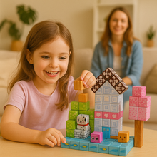 Charger l'image dans la galerie, Magnetic cubes- 110 blocks stem Toy - Marissa's Garden & Gift