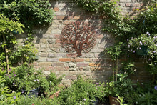 Indlæs billede til gallerivisning Tree of life bronze with a black touch wall art for outdoors and indoors 60cm - Marissa's Garden & Gift