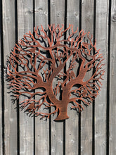 Indlæs billede til gallerivisning Tree of life bronze with a black touch wall art for outdoors and indoors 60cm - Marissa's Garden & Gift