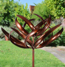 Load image into Gallery viewer, Burghley garden wind sculpture spinner bronze - Marissa's Garden & Gift