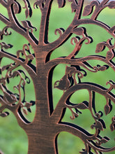 Afbeelding in Gallery-weergave laden, Handmade 60cm bronze with black touch metal Wall Plaque with acrylic mirror, colourful Metal, Garden/indoor Wall Art powder coated steel - Marissa's Garden & Gift