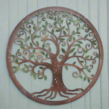Indlæs billede til gallerivisning Handmade peeling effect tree of life wall art indoors/outdoors 60cm - Marissa's Garden & Gift