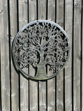 Charger l'image dans la galerie, Handmade silver tree of life wall art indoors/outdoors 60cm - Marissa's Garden & Gift