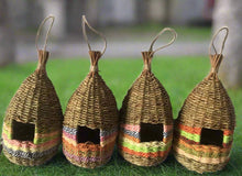 Load image into Gallery viewer, Handmade teardrop shaped bird nest measuring 13x28cm - Marissa's Garden & Gift