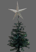 Charger l'image dans la galerie, Handmade mirrored and glittered tree topper measuring 28 x 6.5 x 31cm - Marissa's Garden & Gift