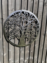 Charger l'image dans la galerie, Handmade silver tree of life wall art indoors/outdoors 60cm - Marissa's Garden & Gift