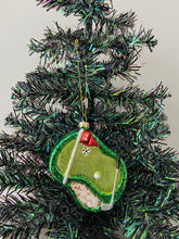 Indlæs billede til gallerivisning Glass Christmas golf course Christmas bauble tree hanging decoration/christmas/seasonal/ glass hanging item - Marissa's Garden & Gift