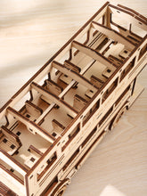 Load image into Gallery viewer, DIY Model wooden kit double decker bus - Marissa's Garden & Gift