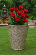 Load image into Gallery viewer, 29cm Blenheim stone coloured flower pot - Marissa's Garden & Gift