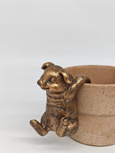 Load image into Gallery viewer, Polyresin pair of bronze coloured pigs pot hangers - Marissa's Garden & Gift