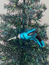 Afbeelding in Gallery-weergave laden, Glass Christmas tool drill Christmas bauble tree hanging decoration/christmas/seasonal/ glass hanging item - Marissa's Garden & Gift