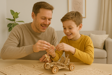 Afbeelding in Gallery-weergave laden, DIY Model wooden kit Lunar car - Marissa's Garden & Gift