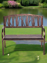 Load image into Gallery viewer, Lydford Garden Bench bronze - Marissa's Garden & Gift