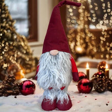 Load image into Gallery viewer, Handmade extending legs red and grey gonk 106cm - Marissa's Garden & Gift