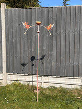 Load image into Gallery viewer, Handmade powder coated fairy sculpture rocker and rain catcher standing at 150cm tall - Marissa's Garden & Gift