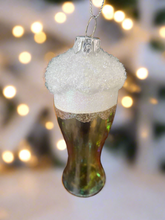 Load image into Gallery viewer, Glass beer/pint bauble tree hanging decoration/Christmas/seasonal/ glass hanging item - Marissa's Garden & Gift