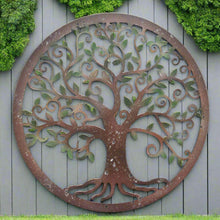 Indlæs billede til gallerivisning Handmade peeling effect tree of life wall art indoors/outdoors 60cm - Marissa's Garden & Gift