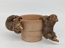 Load image into Gallery viewer, Polyresin pair of bronze coloured sheep pot hangers - Marissa's Garden & Gift
