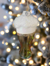 Load image into Gallery viewer, Glass beer/pint bauble tree hanging decoration/Christmas/seasonal/ glass hanging item - Marissa's Garden & Gift