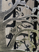 Laden Sie das Bild in den Galerie-Viewer, Handmade silver tree of life wall art indoors/outdoors 60cm - Marissa's Garden & Gift