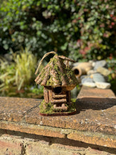 Load image into Gallery viewer, Handmade wooden birdhouse hut with ladder 19x19x23cm - Marissa's Garden & Gift