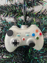 Afbeelding in Gallery-weergave laden, Glass Christmas tree video game controller Christmas bauble tree hanging decoration/christmas/seasonal/ glass hanging item - Marissa's Garden & Gift