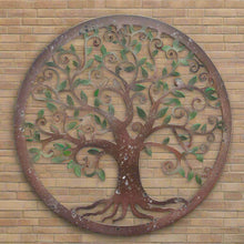 Indlæs billede til gallerivisning Handmade peeling effect tree of life wall art indoors/outdoors 60cm - Marissa's Garden & Gift