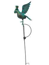 Load image into Gallery viewer, Handmade powder coated parrot sculpture rocker 164cm tall - Marissa's Garden & Gift
