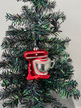 Load image into Gallery viewer, Christmas bakers mixer hanging decoration/christmas/seasonal/ glass hanging item - Marissa's Garden & Gift