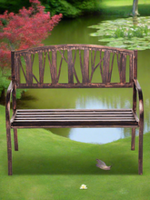 Load image into Gallery viewer, Lydford Garden Bench bronze - Marissa's Garden & Gift