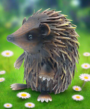Load image into Gallery viewer, Hedgehog metal standing up garden sculpture measuring 25x15x22cm - Marissa's Garden & Gift
