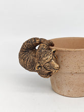 Load image into Gallery viewer, Polyresin pair of bronze coloured sheep pot hangers - Marissa's Garden & Gift