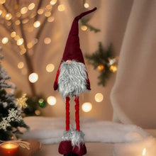 Load image into Gallery viewer, Handmade extending legs red and grey gonk 106cm - Marissa's Garden & Gift