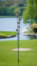 Load image into Gallery viewer, Handmade stainless steel balls rusty poles garden decor,Metal garden decor, metal yard art, outdoor metal decor,metal garden sculpture 180cm - Marissa's Garden & Gift