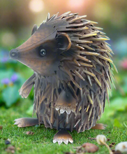 Load image into Gallery viewer, Hedgehog metal standing up garden sculpture measuring 25x15x22cm - Marissa's Garden & Gift