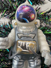 Load image into Gallery viewer, Glass Christmas astronaut Christmas bauble tree hanging decoration/christmas/seasonal/ glass hanging item - Marissa's Garden & Gift