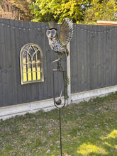 Load image into Gallery viewer, Handmade powder coated owl sculpture rocker 164cm tall - Marissa's Garden & Gift
