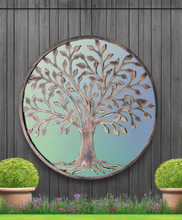Load image into Gallery viewer, Tree of life bronze resin touch Outdoor/Indoor mirror/ mirrored wall art - Marissa's Garden & Gift