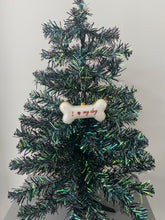 Load image into Gallery viewer, Glass dog bone Christmas bauble tree hanging decoration/christmas/seasonal/ glass hanging item - Marissa's Garden & Gift