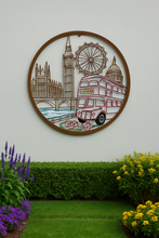 Indlæs billede til gallerivisning Handmade peeling bronze with colour the city of London iconic sights wall art indoors/outdoors 60cm - Marissa's Garden & Gift