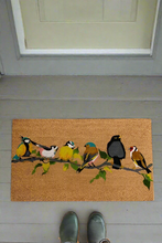 Afbeelding in Gallery-weergave laden, Doormat Indoor / Outdoor | Non Slip Bold Bird Design Entrance Welcome Mat (line of birds)60 x 40 x 20cm - Marissa's Garden & Gift