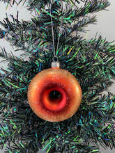 Indlæs billede til gallerivisning Christmas glass donut with sprinkles decoration/christmas/seasonal/ glass hanging item - Marissa's Garden & Gift
