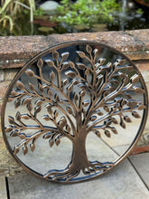 Load image into Gallery viewer, Tree of life bronze resin touch Outdoor/Indoor mirror/ mirrored wall art - Marissa's Garden & Gift