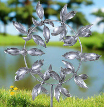 Load image into Gallery viewer, Richmond silver garden wind sculpture spinner - Marissa's Garden & Gift