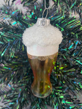 Load image into Gallery viewer, Glass beer/pint bauble tree hanging decoration/Christmas/seasonal/ glass hanging item - Marissa's Garden & Gift