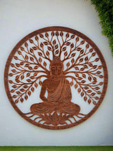 Load image into Gallery viewer, Handmade bronze 40cm budha tree of life with roots wall art suitable for indoors/outdoors anniversary/birthday gift - Marissa's Garden & Gift
