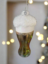 Load image into Gallery viewer, Glass beer/pint bauble tree hanging decoration/Christmas/seasonal/ glass hanging item - Marissa's Garden & Gift